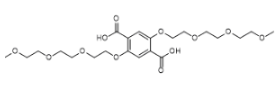 2,5-双(2-(2-(2-甲氧基乙氧基)乙氧基)乙氧基)对苯二甲酸-CAS:1374006-27-5