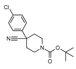 4-(4-氯苯基)-4-氰基哌啶-1-羧酸叔丁酯-CAS:218451-34-4