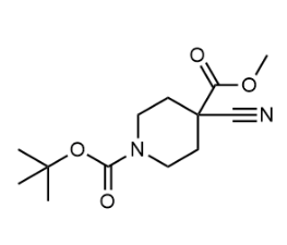 N-Boc-4-氰基哌啶-4-甲酸甲酯-CAS:362703-34-2