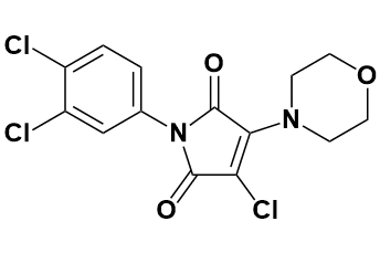 3-氯-1-(3,4-二氯苯基)-4-(4-吗啉基)-1H-吡咯-2,5-二酮-CAS:415713-60-9