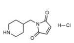 1-(哌啶-4-基甲基)-2,5-二氢-1H-吡咯-2,5-二酮盐酸盐-CAS:1432680-58-4