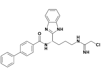 (S)-N-(1-(1H-苯并[d]咪唑-2-基)-4-(2-氯乙酰亚胺基)丁基)-[1,1'-联苯基]-4-甲酰胺-CAS:1802637-39-3