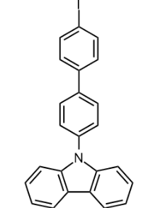 9-(4'-碘-[1,1'-联苯]-4-基)-9H-咔唑-CAS:207447-27-6
