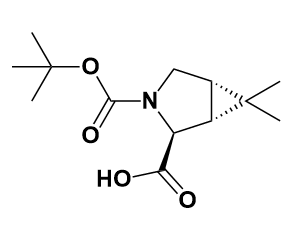 (1R,2S,5S)-3-(叔丁氧羰基)-6,6-二甲基-3-氮杂双环[3.1.0]己烷-2-羧酸-CAS:219754-02-6