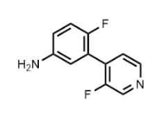4-氟-3-(3-氟吡啶-4-基)苯胺-CAS:462652-33-1
