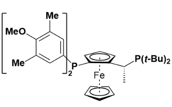 (R)-1-[(Sp)-2-[双(4-甲氧基-3,5-二甲基苯基)膦基]二茂铁基}乙基二叔丁基膦-CAS:1093686-50-0