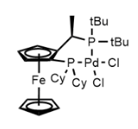 (R)-1-[(SP)-2-(二环己基膦基)二茂铁基]乙基二叔丁基膦二氯化钯(II)-CAS:854019-82-2