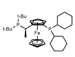 (R)-1-[(S)-2-(二环己基膦基)二茂铁基]乙基二叔丁基膦-CAS:950982-61-3
