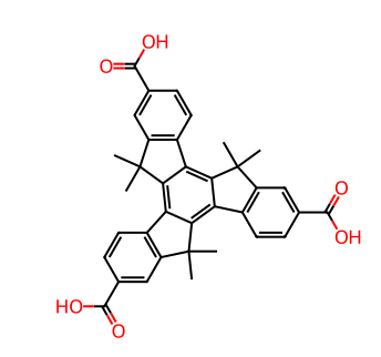 5,5,10,10,15,15-六甲基-10,15-二氢-5H-二茚并[1,2-a:1',2'-c]芴-2,7,12-三羧酸-CAS:1453220-01-3