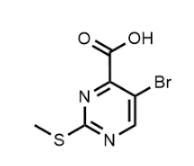 2-(甲硫基)-5-溴-4-嘧啶甲酸-CAS:50593-92-5
