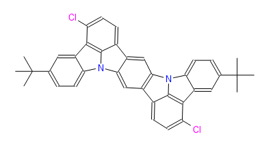 (6,15-双(叔丁基))(3,12-双氯)吲哚[3,2,1-JK] 吲哚 [1',2',3':1,7] 吲哚 [3,2- B]咔唑-CAS:2567994-28-7