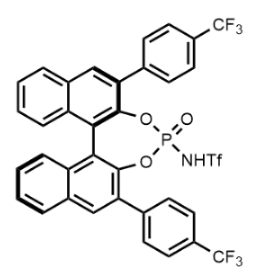 (11bR)-N-(2,6-双(4-三氟甲基苯基)-4-氧化二萘并[2,1-d:1',2'-f][1,3,2]二氧杂磷杂环庚-4-基)-1,1,1-三氟甲磺酰胺-CAS:2757287-36-6