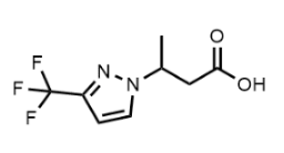 3-(3-(三氟甲基)-1H-吡唑-1-基)丁酸-CAS:1153329-93-1