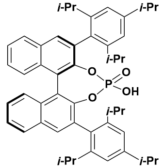 (R)-3,3'-双(2,4,6-三异丙基苯基)-1,1'-联萘-2,2'-双磷酸氢酯-CAS:791616-63-2