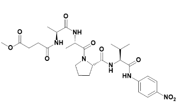 N-甲氧基琥珀酰-Ala-Ala-Pro-Val-对硝基苯胺-CAS:70967-90-7