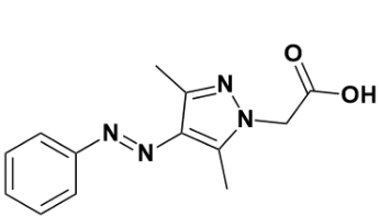 (E)-2-(3,5-二甲基-4-(苯基偶氮基)-1H-吡唑-1-基)乙酸-CAS:1870855-76-7