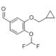 3-(环丙甲氧基)-4-(二氟甲氧基)苯甲醛-CAS:151103-09-2