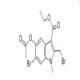 5-乙酰氧基-6-溴-2-溴甲基-1-甲基吲哚-3-甲酸乙酯-CAS:110543-98-1