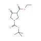 N-BOC-4-氧代-3-吡咯烷甲酸乙酯-CAS:146256-98-6