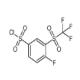 3-(三氟甲基磺酰基)-4-氟苯磺酰氯-CAS:1027345-07-8
