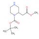 1-Boc-2-甲氧基羰基甲基哌嗪-CAS:183852-65-5