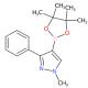 1-甲基-3-苯基-4-(4,4,5,5-四甲基-1,3,2-二噁硼烷-2-基)-1H-吡唑-CAS:1002334-06-6
