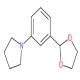 2-[3-(1-吡咯烷基)苯基]-1,3-二氧戊环-CAS:1141669-90-0