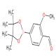 2-甲氧基-4-(4,4,5,5-四甲基-1,3,2-二氧杂硼杂环戊烷-2-基)苯甲醛-CAS:956431-01-9