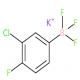 (3-氯-4-氟苯基)三氟硼酸钾-CAS:850623-59-5