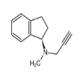 (R)-N-甲基-N-(丙-2-炔-1-基)-2,3-二氢-1H-茚-1-胺-CAS:124192-87-6