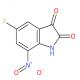 5-氟-7-硝基吲哚啉-2,3-二酮-CAS:954571-39-2