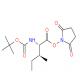 Boc-L-异亮氨酸羟基琥珀酰亚胺酯-CAS:3392-08-3