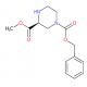(S)-4-N-Cbz-哌嗪-2-甲酸甲酯-CAS:225517-81-7