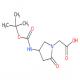2-(4-((叔丁氧羰基)氨基)-2-氧代吡咯烷-1-基)乙酸-CAS:132757-20-1