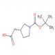 (R)-2-(1-Boc-3-吡咯烷基)乙酸-CAS:204688-60-8