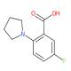 2-(1-吡咯烷基)-5-氟苯甲酸-CAS:1096304-38-9