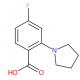 2-(1-吡咯烷基)-4-氟苯甲酸-CAS:952680-24-9