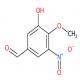 3-羟基-4-甲氧基-5-硝基苯甲醛-CAS:80547-69-9