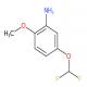 5-(二氟甲氧基)-2-甲氧基苯胺-CAS:1256627-90-3