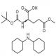 (R)-2-((叔丁氧羰基)氨基)-5-甲氧基-5-氧代戊酸二环己胺盐-CAS:76379-02-7