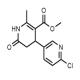6-氯-2'-甲基-6'-氧代-1',4',5',6'-四氢-[3,4'-联吡啶]-3'-羧酸甲酯-CAS:1872437-23-4