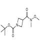 3-[甲氧基(甲基)氨基甲酰基]氮杂环丁烷-1-羧酸叔丁酯-CAS:820971-67-3