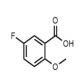 2-甲氧基-5-氟苯甲酸-CAS:394-04-7