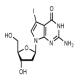 2-氨基-7-((2R,4S,5R)-4-羟基-5-(羟甲基)四氢呋喃-2-基)-5-碘-1H-吡咯并[2,3-d]嘧啶-4(7H)-酮-CAS:172163-62-1