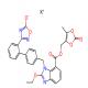 3-(4'-((2-乙氧基-7-(((5-甲基-2-氧代-1,3-二氧杂环戊二烯-4-基)甲氧基)羰基)-1H-苯并[d]咪唑-1-基)甲基)-[1,1'-联苯基]-2-基)-5-氧代-5H-1,2,4-恶二唑-2-钾盐-CAS:863031-24-7