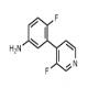 4-氟-3-(3-氟吡啶-4-基)苯胺-CAS:462652-33-1